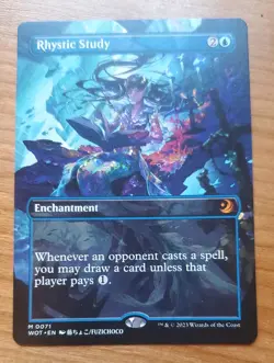 MTG Rhystic Study (Anime 0071) - WOE Enchanting Tales (NM) - Image 1