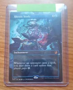 MTG Rhystic Study (Anime 0071) - WOE Enchanting Tales (NM) - Image 3