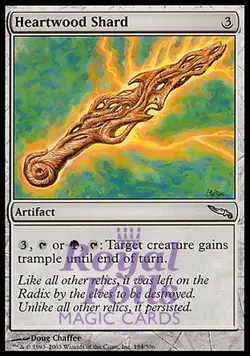 Heartwood Shard 2x FOIL MDN MTG Mirrodin Uncommon MINT artifact - Image 1