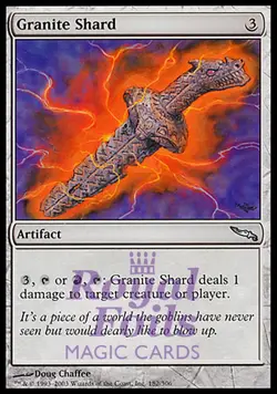 Granite Shard 2x FOIL MDN MTG Mirrodin Uncommon MINT artifact - Image 1