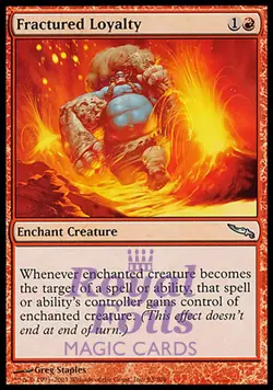 Fractured Loyalty 2x FOIL MDN MTG Mirrodin Uncommon MINT red - Image 1