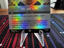 Disney Lorcana Fabled TCG Epic Rare Hercules One Last Hope 222/204 - Image 3