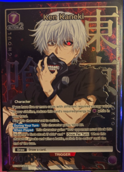 Union Arena TCG Tokyo Ghoul UE18BT/TKG-1-041 Ken Kaneki R* Near Mint English - Image 1