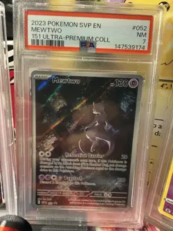 MEWTWO & MEW Slab Collection- 4 PSA Graded Pokemon TCG Cards - PSA7/9 Lot - Image 4