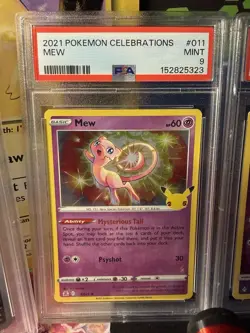 MEWTWO & MEW Slab Collection- 4 PSA Graded Pokemon TCG Cards - PSA7/9 Lot - Image 5