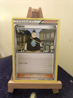 Pokemon Trading Card Game Trainer Tierno XY Breakpoint 112/122 - Image 1