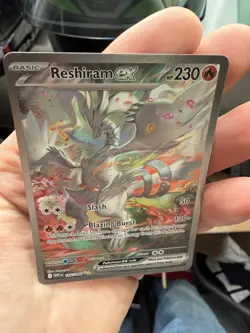 Pokemon TCG Reshiram EX White Flare Special Illustration Rare Card 166/086 - Image 5