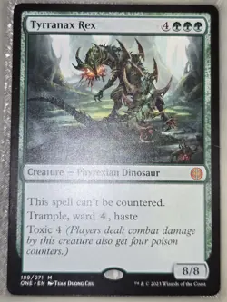 MTG Tyrranax Rex Phyrexia: All Will Be One 198/271 Regular Mythic - Image 2