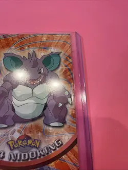 Topps Pokemon Card #34 Nidoking Black Logo - Image 3