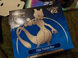 Pokemon go Elite Trainer Box With some Plain Pokemon Cards Dice Etc - Image 1
