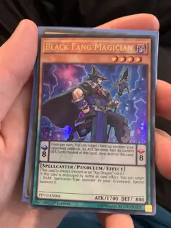 Black Fang Magician PEVO-EN004 Yu-Gi-Oh! Card Ultra Rare 1st Edition - Image 1