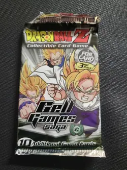 SCORE Dragon Ball Z DBZ Trading Card Game Cell Games Saga 1 Booster Pack Sealed - Image 1