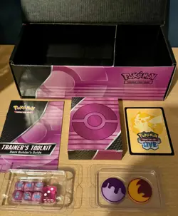 Pokemon TCG Trainer's Toolkit 2025 + Accessories *No Booster Packs/Promos/Cards* - Image 1