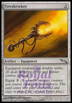 Fireshrieker 1x FOIL MDN MTG Mirrodin Uncommon MINT artifact - Image 1