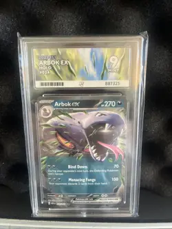 Pokemon TCG Arbok EX Scarlet Violet 151 Double Rare Card 024/165 Ace 9 Mint - Image 1