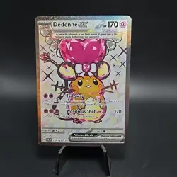 Pokemon Dedenne EX TCG Holo Ultra Rare Card 239/193 Sv02: Paldea Evolved - Image 1