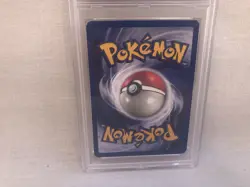 PSA 7 WOTC 2000 Team Rocket Unlimited Dark Magneton 28/82 Non Holo Rare Card NM - Image 4