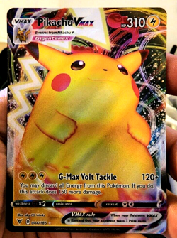 Pikachu Vmax 044/185 Ultra Rare Vivid Voltage Pokemon TCG NM - M en Pack fresh - Image 1