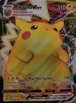 Pikachu Vmax 044/185 Ultra Rare Vivid Voltage Pokemon TCG NM - M en Pack fresh - Image 2