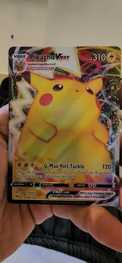 Pikachu Vmax 044/185 Ultra Rare Vivid Voltage Pokemon TCG NM - M en Pack fresh - Image 4