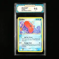 TQG 9.5 Mint+ 2005 Pokemon ENG Luvdisc #EX-EMERALD 53/106 C - Image 1