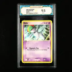 TQG 9.5 Mint+ 2005 Pokemon ENG Ralts #EX-EMERALD 61/106 C - Image 1