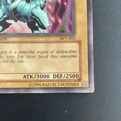 Yu-Gi-Oh! Blue-Eyes White Dragon Secret Rare Holo 2002 Tin BPT-003 Konami EN - Image 4