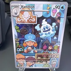 Vanillish 190/182 Paradox Rift Illustration Rare Mint Condition Pokemon TCG Card - Image 1
