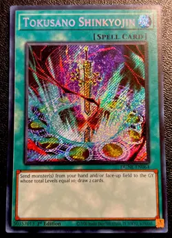 TOKUSANO SHINKYOJIN DUNE-EN064 NM 1st Edition Secret Rare Yugioh Card! - Image 1