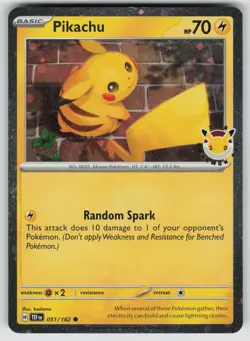PIKACHU (POKEMON DAY 2026) 051/162 HOLO MISCELLANEOUS CARDS POKEMON HOLO NM/M - Image 1