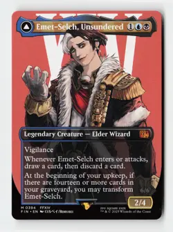 Emet-Selch, Unsundered (Borderless) FINAL FANTASY Magic The Gathering MTG Card - Image 1