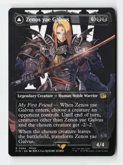 Zenos yae Galvus (Borderless) FINAL FANTASY Magic The Gathering MTG Card - Image 1