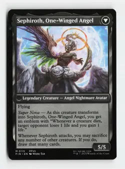 Sephiroth, Fabled SOLDIER FINAL FANTASY Magic The Gathering MTG Card - Image 2