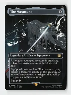 The Masamune (Borderless) FINAL FANTASY Magic The Gathering MTG Card - Image 1