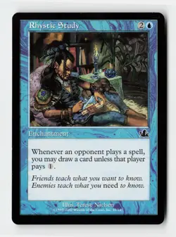 Rhystic Study Prophecy Magic The Gathering MTG Card - Image 1