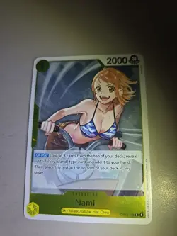 Bandai One Piece CCG Nami OP15-108 Special Character Card 2000 Power 1 Cost - Image 1