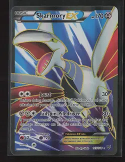 Skarmory EX (145 Full Art) 145/146 Ultra Rare Holo XY Base Set Pokemon Card - Image 1