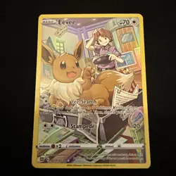 Eevee TG11/TG30 Ultra Rare Trainer Gallery Card Brilliant Stars NM Condition - Image 1