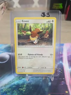 Eevee 105/156 SM - Ultra Prism Common Pokemon Card - Image 1