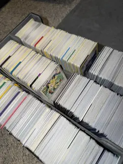 Pokemon TCG Bulk Lot 2000+ Cards Holos Reverse Holos + Dice Tin Mats Storage Box - Image 1