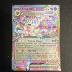 Sylveon EX 041/131 Full Art Double Rare Holo Pokemon Card NM - Image 1