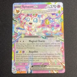 Sylveon EX 041/131 Full Art Double Rare Holo Pokemon Card NM - Image 3