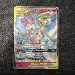 Pokemon Gardevoir & Sylveon GX Unbroken Bonds Holo Card 130/214 Ultra Rare - Image 1