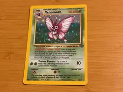 NEW 1999 POKEMON FIRST EDITION JUNGLE CARD "VENOMOTH" 13 of 64 - Image 1