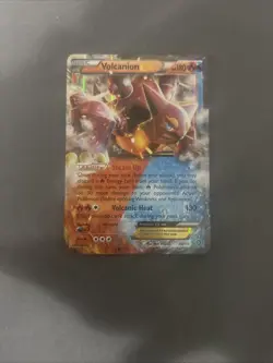 Pokemon TCG Volcanion EX Holo Ultra Rare Card - Image 1