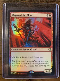 Wizards of the Coast Magus of the Moon Iconic Masters Rare Foil Creature Red 138 - Image 1