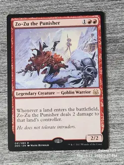 Zo-Zu the Punisher #41 (MP) Mind vs Might DDS Magic MTG - Image 1