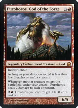 Purphoros, God of the Forge (#135) - Theros - MTG Magic: The Gathering - LP - Image 1