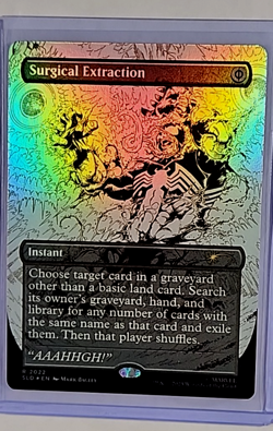 2025 MTG Magic The Gathering SLD Secret Lair Borderless Foil Surgical Extraction - Image 1