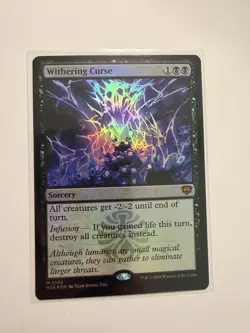 Withering Curse (FOIL) ✅Secrets of Strixhaven ✅ Magic (mtg) - Image 1